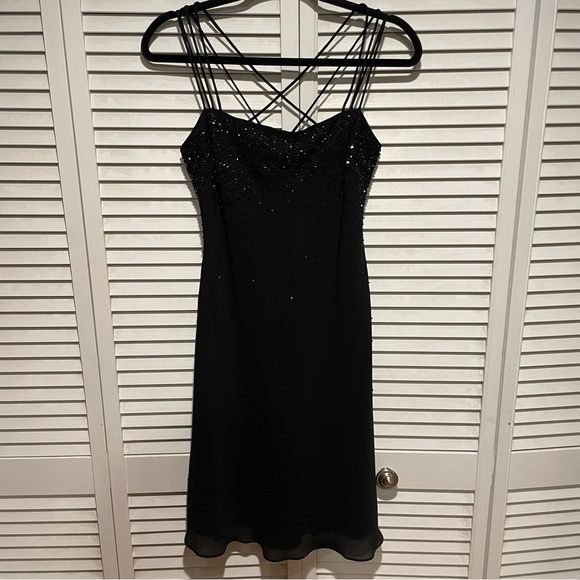 Chelsea Niles Dresses & Skirts - Black Sparkly Mini Dress